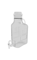 EZclear 5 L (1 Gal) PETG Carboy, 83B VersaCap, w/ Spigot, 1/EA