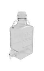 EZclear 10 L (2.5 Gal) PETG Carboy, 83B VersaCap, w/ Spigot, 1/EA