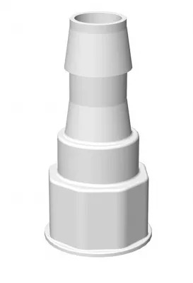 VersaBarb Polypropylene Hose Barb Spigot Fitting, 3/4 Inch, for EZgrip/Nalgene Carboys, 1/EA