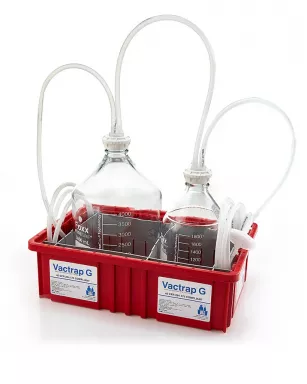 Vactrap(TM) G Vacuum Trap System, 5+2 Liter PUREGRIP Glass Bottles Assy W/ Secondary Container, 1/EA