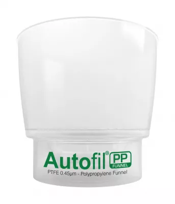 Autofil PP Bottle Top Vacuum Filter, 0.45um PTFE, 500 mL, Nonsterile, GL45, 12/CS