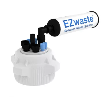 EZwaste(R) HPLC Solvent Waste System, Cap-Only Assembly, 83 mm (83B) VersaCap with 4 Ports, 1/EA