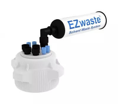 EZwaste HPLC Waste Cap, 83 mm (83B), w/ Filter, 1/EA