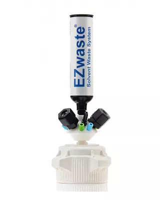 EZwaste HPLC Waste Cap, 83 mm (83B), w/ Filter, 1/EA