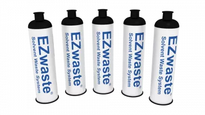 EZwaste HPLC Waste System, Standard Size Replacement Chemical Exhaust Filter, Activated Carbon, 5/P