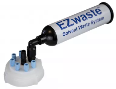 EZwaste(R) HPLC Solvent Waste System, Cap-Only Assembly, 70 mm (S70) VersaCap with 6 Ports, 1/EA