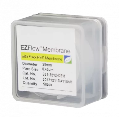 EZFlow(R) PES Membrane Filters, 0.45 um, 25 mm Diameter Filter Discs, Non-Sterile, 50/PK