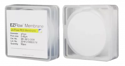EZFlow PES Membrane Disc Filter, 0.45um, 47mm, Sterile, 50/PK