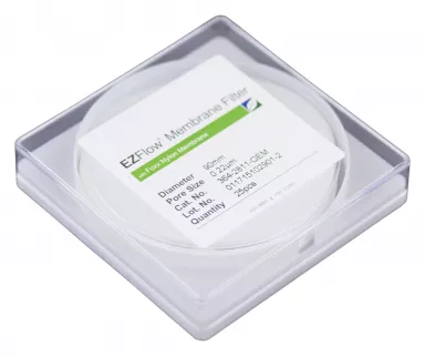 EZFlow(R) Nylon Hydrophilic Membrane Filters, 0.22 um, 90 mm Diameter Filter Discs, 25/PK