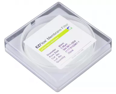EZFlow(R) Nylon Hydrophilic Membrane Filters, 0.45 um, 90 mm Diameter Filter Discs, 25/PK