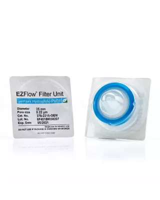 EZFlow Hydrophilic PVDF Syringe Filter, 0.22um, 25mm, Sterile, 100/PK