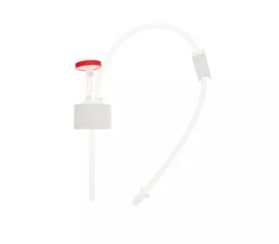 EZBio Single Use Transfer Cap, 38-430 VersaCap, w/ Vent & Dip Tube, Sterile, 20/CS