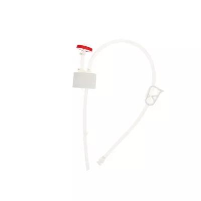 EZBio Single Use Transfer Cap, 38-430 VersaCap, w/ Vent & Dip Tube, Sterile, 20/CS