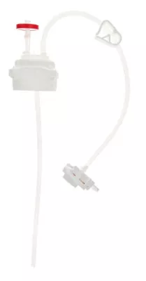 EZBio Single Use Transfer Cap, 53 mm VersaCap, w/ Vent & Dip Tube, Sterile, 20/CS