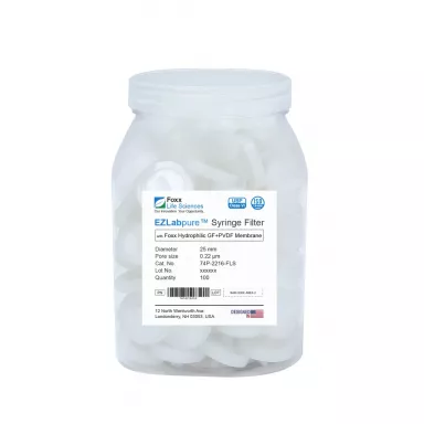 EZlabpure(TM) High Particulate Syringe Filter,100/PK