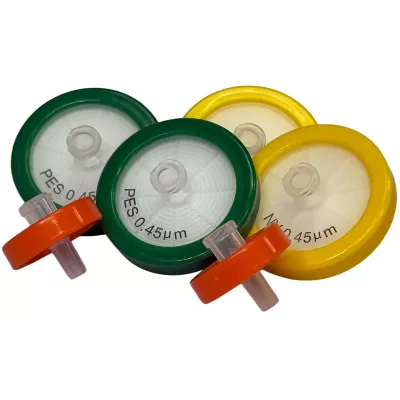 Hydrophobic PVDF Syringe Filter, 0.22&micro;m, 30mm, Luer-Lok/Slip, Nonsterile, 100/Pk