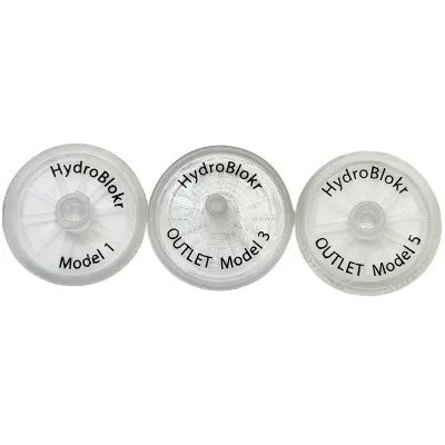 HydroBlokr&trade; Pipette Protection Device, 0.22&micro;m, Female Luer/Male Slip, Multi-Layer, 25/Pk