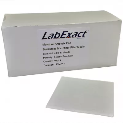 Grade MA90A Glass Microfiber Moisture Analysis Pads, 90mm, AOAC Compliant Binderless, 200/Pk