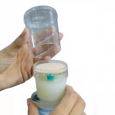 Sterile Microbiological Filtration Monitor Unit, 0.45&micro;m White Gridded MCE, 100mL, 50/Pk