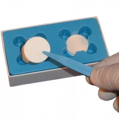 Nylon Membrane Filter, Hydrophilic, 0.22&micro;m, 25mm, PET Scrim Support, 100/Pk