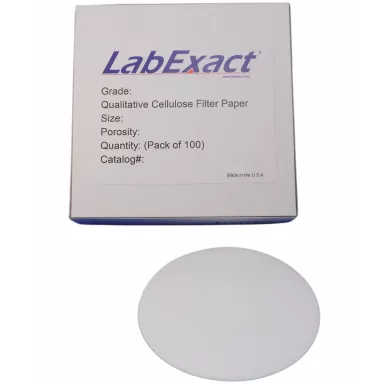 Grade CFP4 Cellulose Filter Paper, Qualitative, 25&micro;m, 150mm, Fast Flow Rate, 100/Pk
