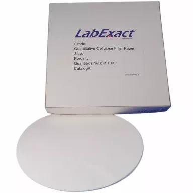 Grade CFP542 Cellulose Filter Paper, Quantitative Ashless, 2-3&micro;m, 320mm, Wet-Strength, 100/Pk