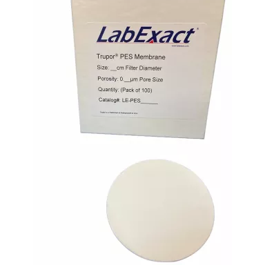 Trupor&reg; PES Nanofiber Membrane, Hydrophilic - 0.45&micro;m, 25mm - 100/Pk