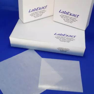 Nitrogen-Free Weighing Paper, 6x6 inch, Analytical Purity Grade Cellulose, 500/Pack