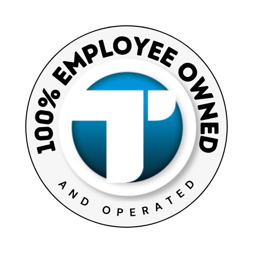 100% Employee Owned and Operated badge